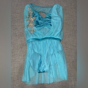 Girls dance costume with appliqué weissman MC